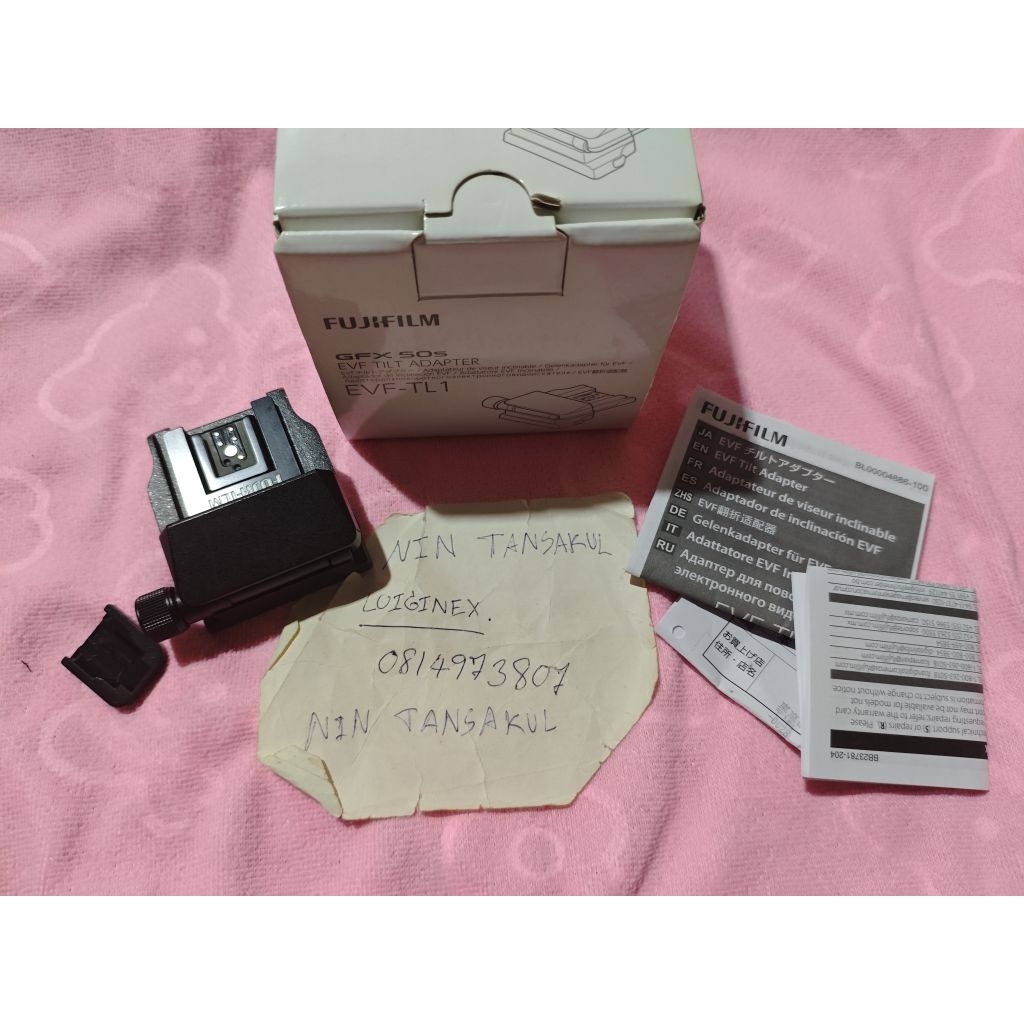 ขาย Fuji EVF Tilt Adapter EVF-TL1 for Fuji GFX50s GFX100 GFX100ii ขาย 18,990 บาท สามารถนัดรับได้ที่เ