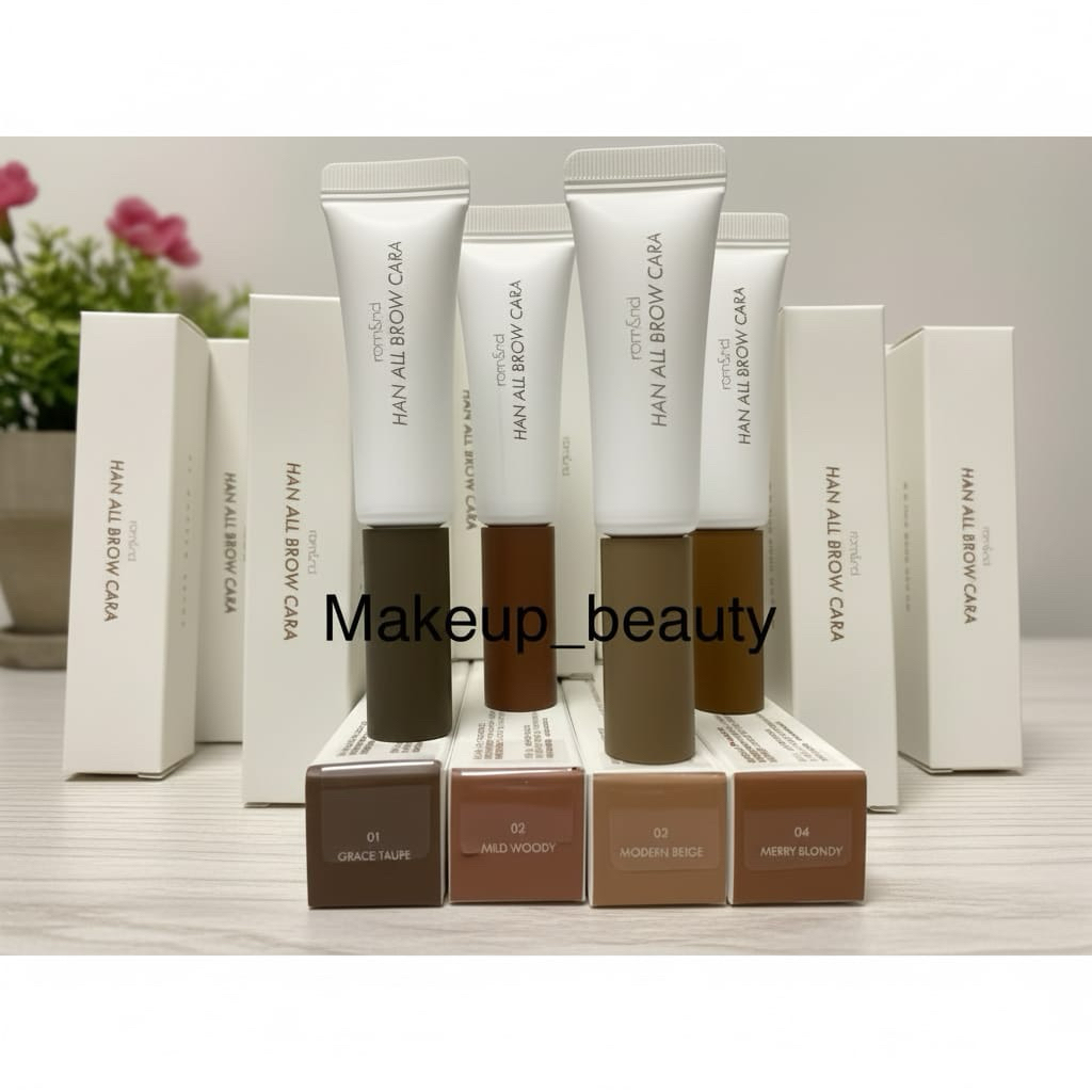ของแท้/ส่งไวRom&nd Han All Brow Cara 9g มาสคาร่าสำหรับปัดคิ้ว