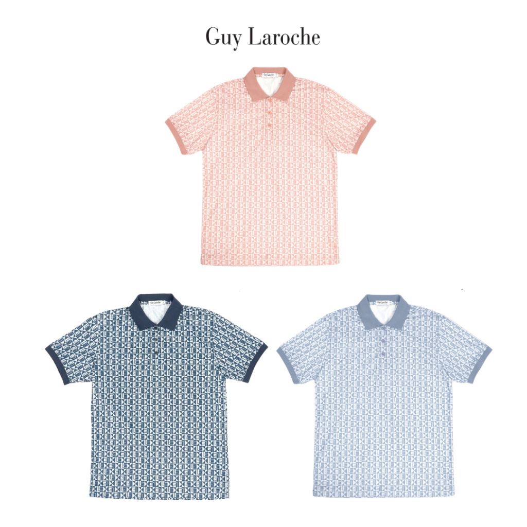 Guy Laroche เสื้อโปโลแขนสั้น ผ้าPolyester สวมใส่สบาย ทรงExtra FIT มี 3 สี ให้เลือก รุ่น BKL7305W5