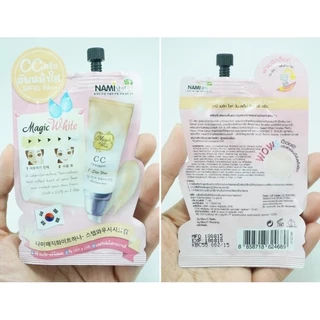 Nami Magic White 1-Step Wow CC Cream SPF30 PA++ นามิ เมจิค ไวท์ ซีซี ครีม [แพค 6ซอง]