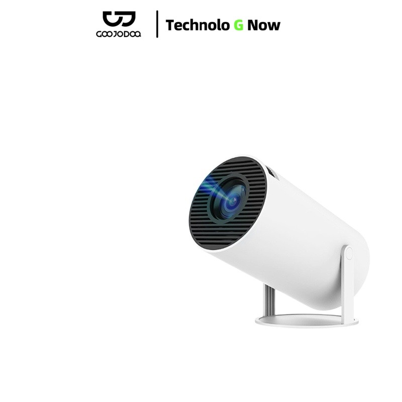 GOOJODOQ Hy300 Pro Ultra แบบพกพา โปรเจคเตอร 270° องศาจอแสดงผลหน ้ าจอขนาดใหญ จอพกพา Mini Projector