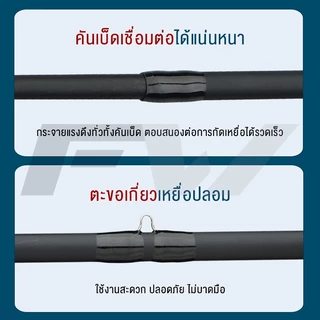คันเบ็ดตกปลา หน้าดิน 1.8M งานชายฝั่ง หน้าดิน สปินนิ่ง M คันเบ็ด เบ็ดสปินนิ่ง ตกปลา 2 ท่อน ตีเหยื่อปลอ