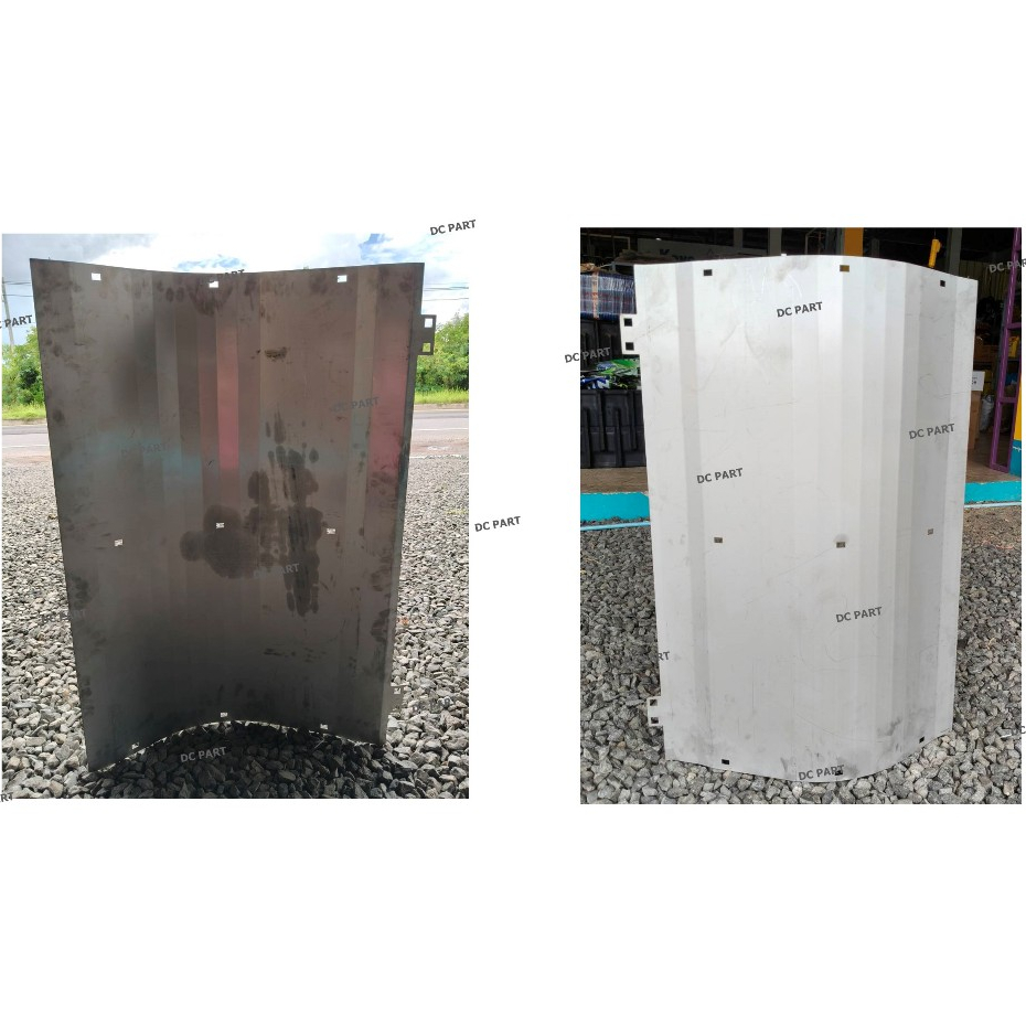 แผ่นรองปากหัวเกี่ยว สแตนเลส แผ่นเพลทล่าง รถเกี่ยวคูโบต้า DC70G DC70H DC70-Plus รหัส 5T078-47922