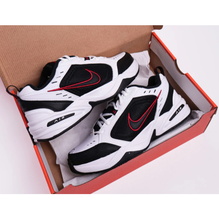 Nike Air Monarch IV "White Varsity Red" 🔥 ของแท้ 100% จาก Nike.com | รองเท้าผู้ชาย | VALEN.STORE