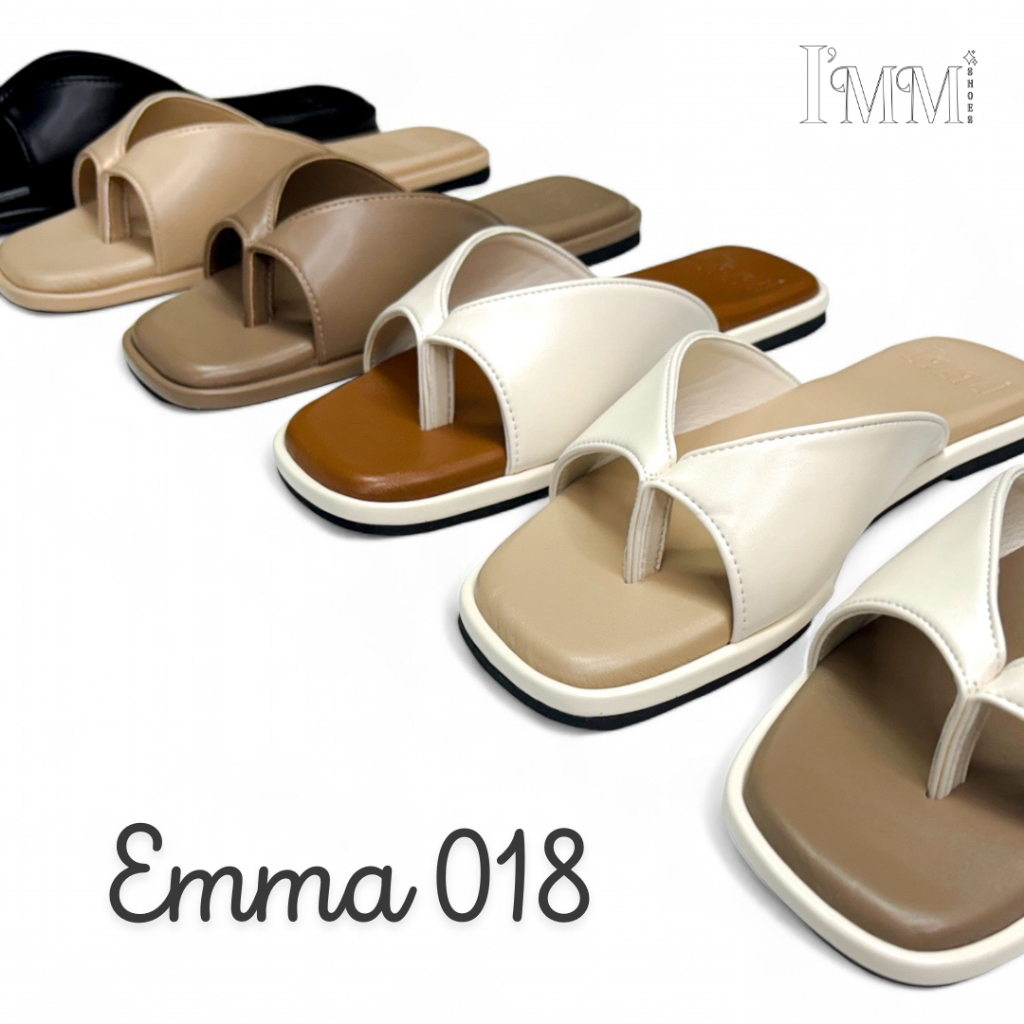 *ร้านสำรอง* I'mm Shoes 2 รุ่น Emma 018 รองเท้าแตะแฟชั่น ดีไซน์หูหนีบ