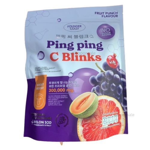 น้ำชงกลูต้า ปิ๊ง ปิ๊ง ซี บริ๊งค์ ฟาวเดอร์คอลลี่   Ping Ping C Blinks Foundercolly