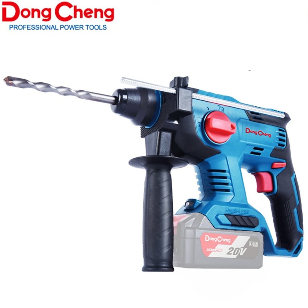 Dongcheng รุ่น DCZC22 สว่านโรตารี่ (ตัวเปล่า ไม่รวมแบต) เจาะได้ 22 มิล โหมดเจาะ 3 ระบบ 20V BL-Motor 