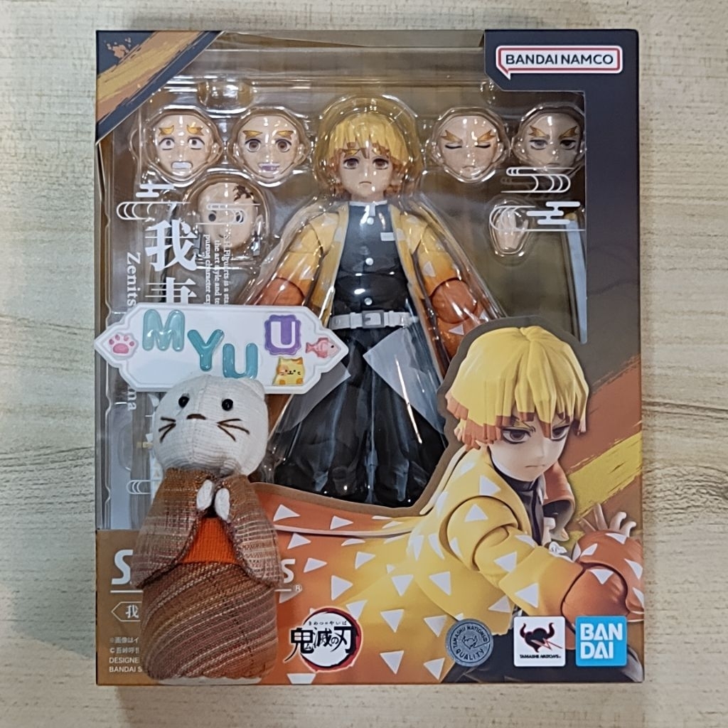 🙀 NEW Zenitsu Agatsuma Kimetsu No Yaiba Demon Slayer SHF S.H.FIGUARTS Figuarts Bandai ดาบพิฆาตอสูร
