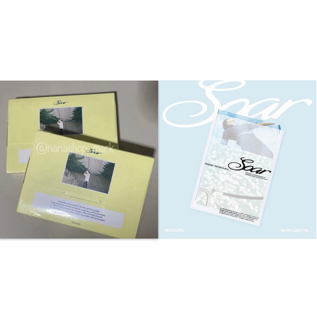พร้อมส่ง 🌻 อัลบั้ม Doyoung - Soar (imprinted Memory Ver) ไม่แกะซีล