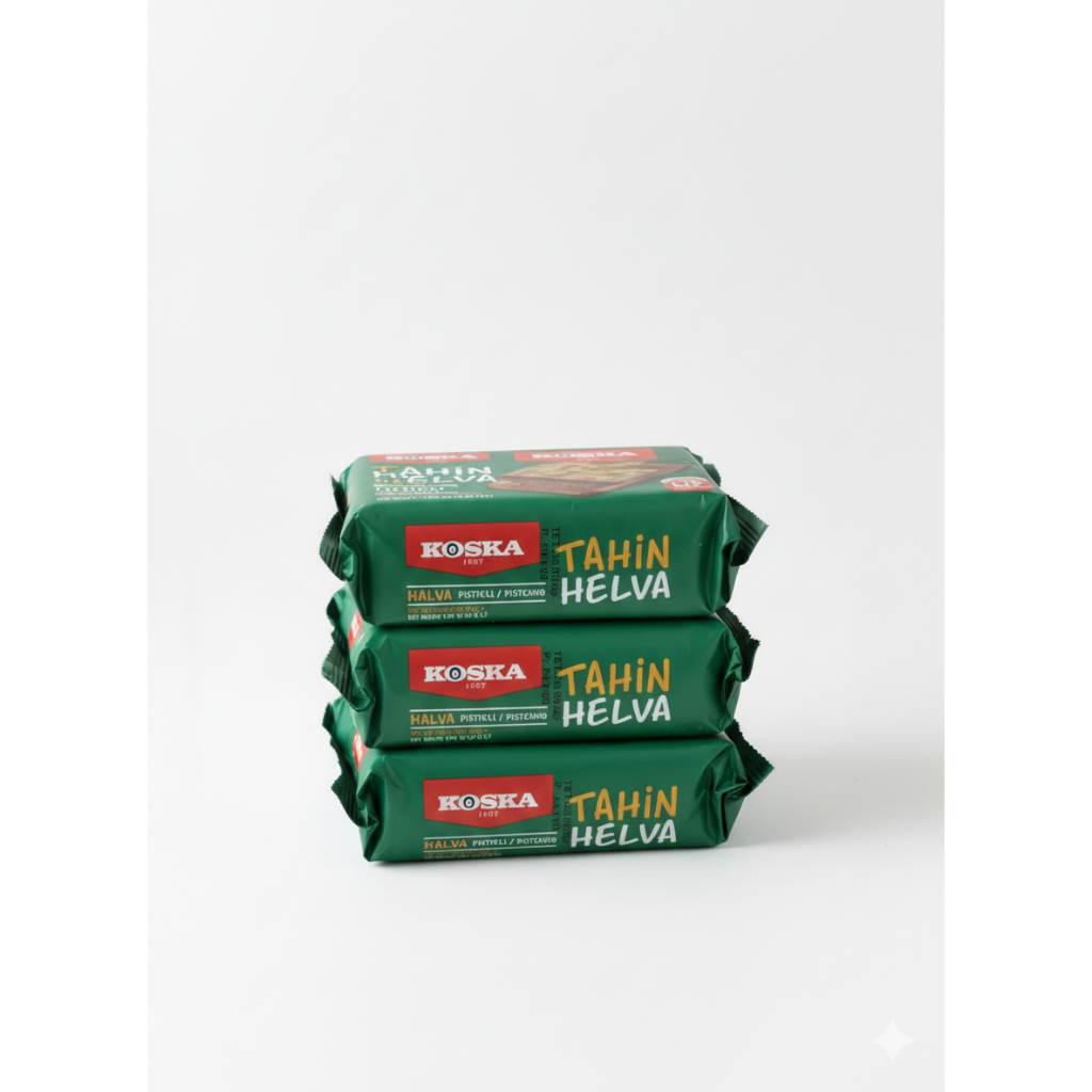 งาขาวบด รส Pistacio แบรนด์ Koska  Tahin Helva (Halva with Pistachi) สินค้าคุณภาพจาก ตุรกี ขนาด 200 กรัม Exp 12/2026 - รูปที่ 7