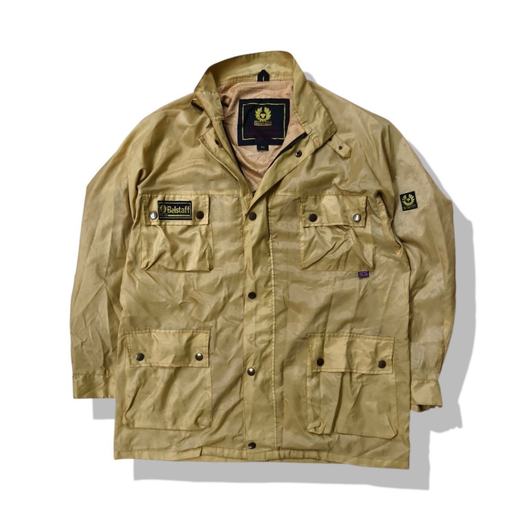 Belstaff Yellow Mastard Padded Rider Jacket รอบอก 50”
