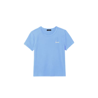 haas เสื้อยืดแขนสั้น ผู้หญิง NEW ยืดแต่ไม่ย้วย HBUK2290A