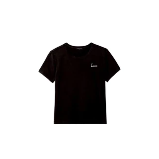 haas เสื้อยืดแขนสั้น ผู้หญิง NEW ยืดแต่ไม่ย้วย HBUK2290A