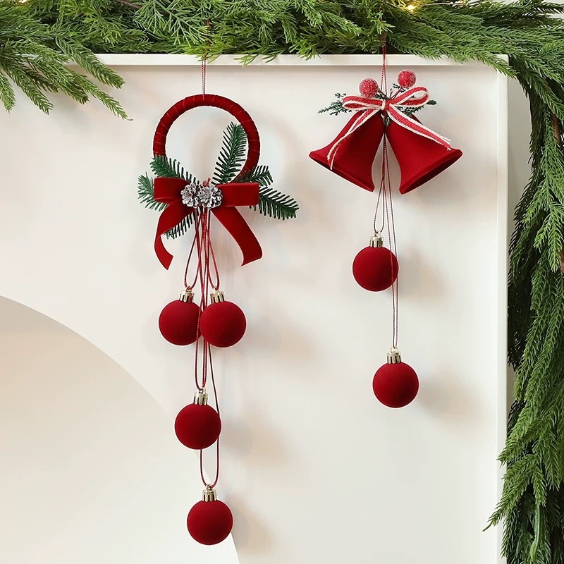 callingbrown [🎅🏻🎄พร้อมส่ง🎄🎅🏻] Christmas ที่ห้อย ตกแต่ง คริสมาสต์ ที่ห้อยประตู bell