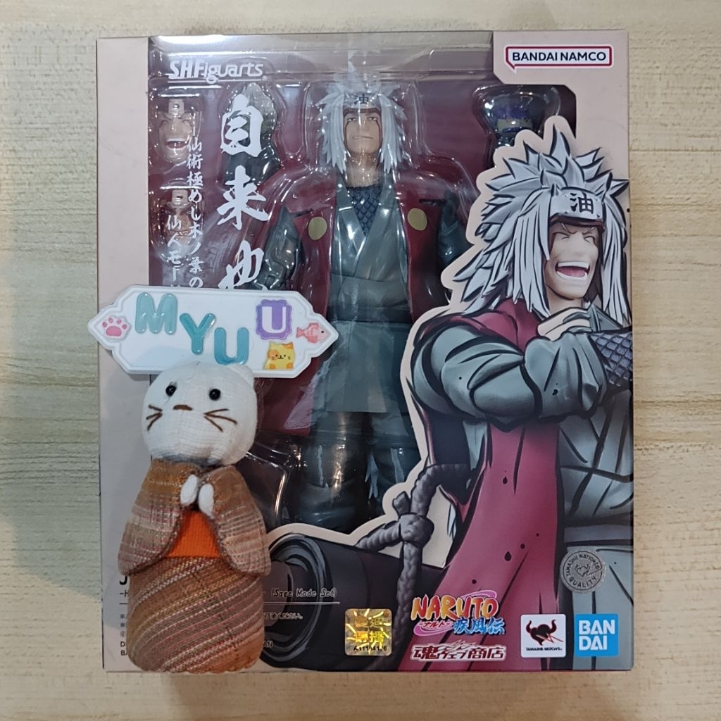 🙀 NEW JIRAIYA Hidden Leaf Heroic Master Sage Mode Set SHF S.H.FIGUARTS Figuarts Naruto Bandai นา​รูโ