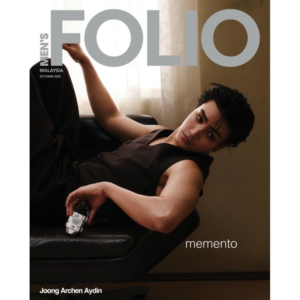 พร้อมส่ง  Men FOLIO malaysia 2025.10 ปก จุง อาเชน