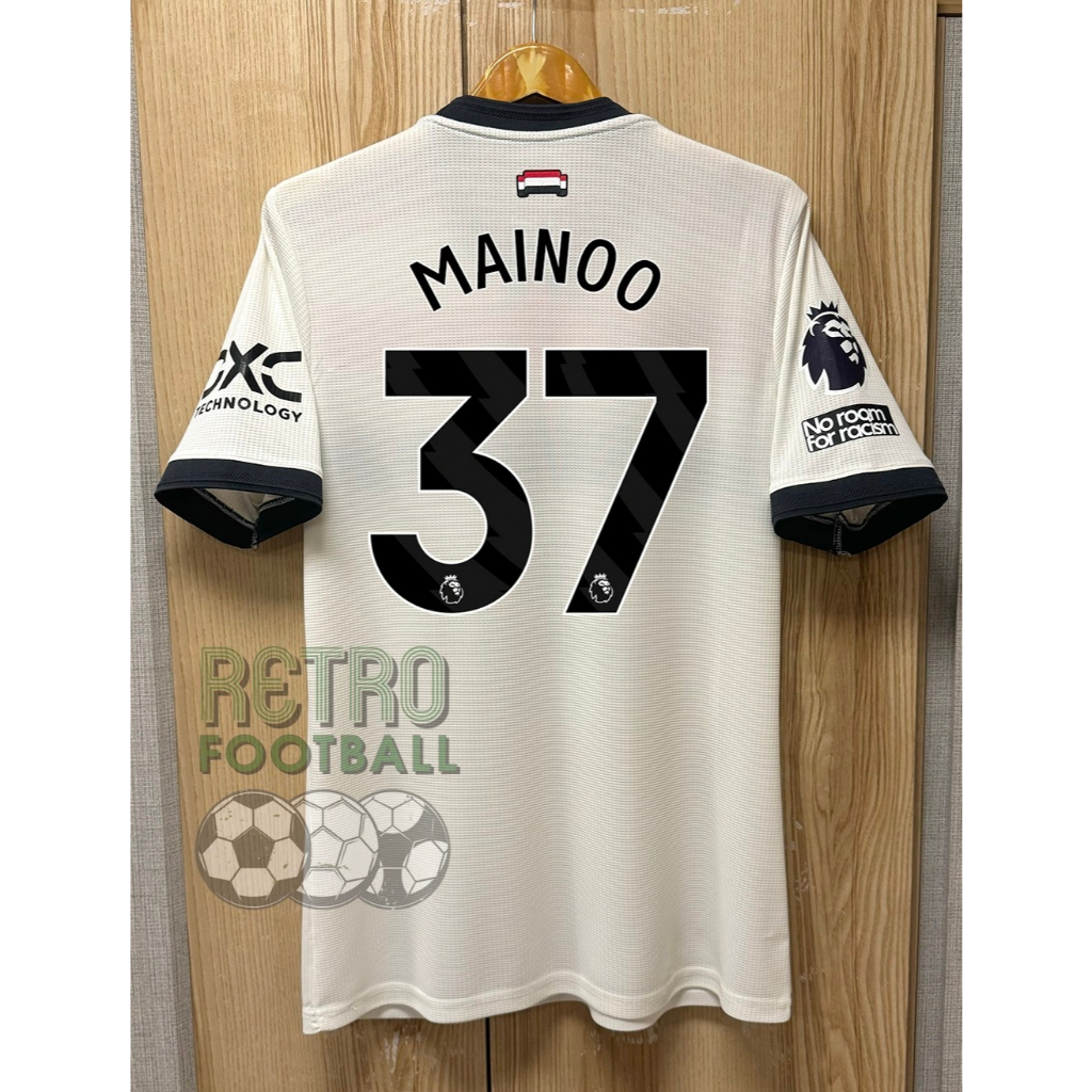 ล้างสต๊อก!! เสื้อกีฬาฟุตบอล IIมuยู PLAYER เกรดนักเตะ Third ชุดสาม ปี 24/25 ฟลูออฟชั่น EPL ชื่อเบอร์นักเตะในทีม