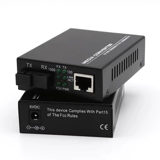 Upliftish ของแท้ Media Converter 10/100/1000 Mbps HTB-3100 (A+B)-20KM / Single-mode Single-fiber มีเดีย คอนเวอร์เตอร์