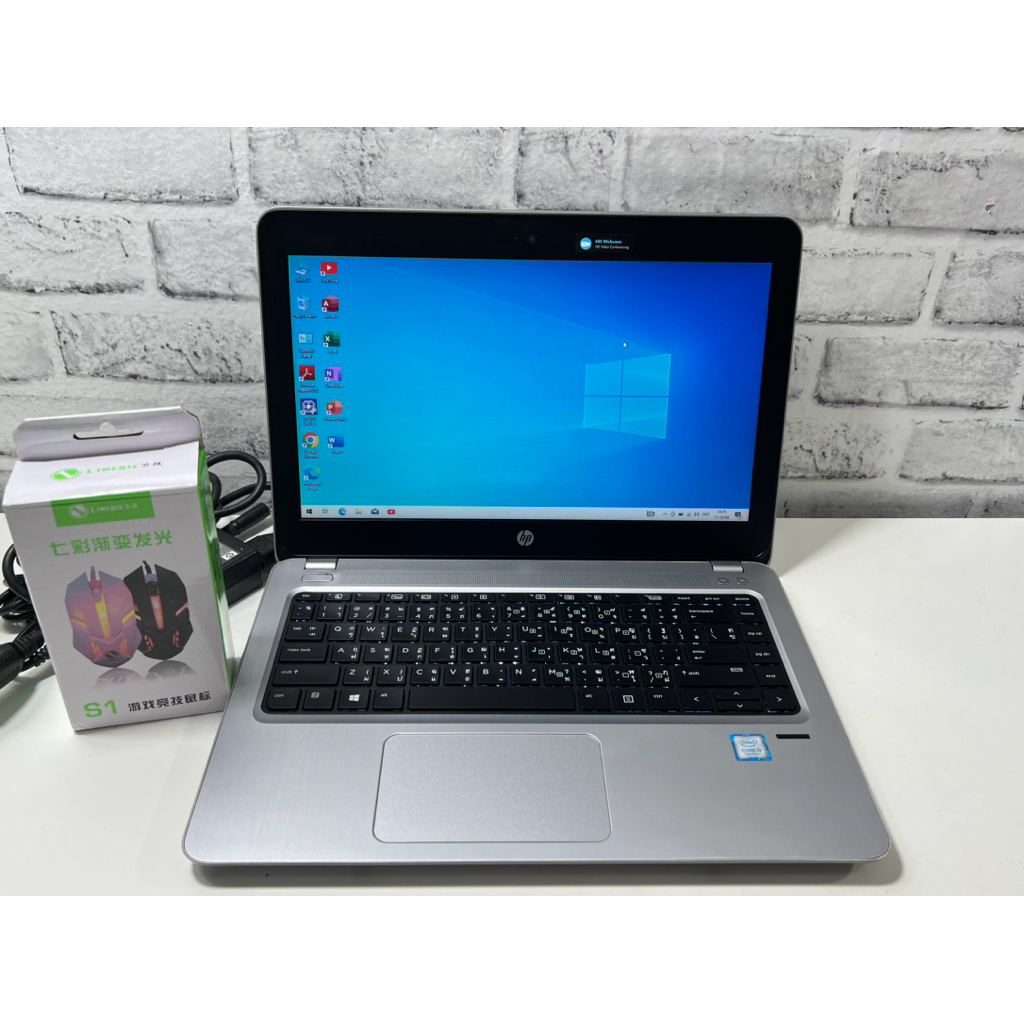 โน๊ตบุ๊คมือสอง Hp ProBook 430 G4 I5 Gen7 HHD 1TB แรม 8gb แบตเก็บไฟ สินค้ามีรับประกันจากทางร้านสินค้า