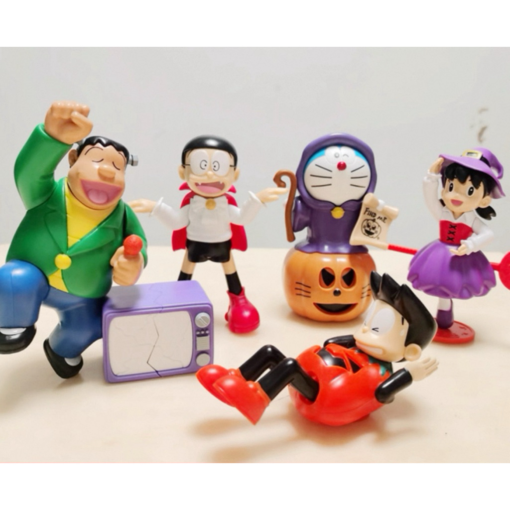 ของเล่น Doraemon Halloween จาก KFC ต่างประเทศ จำนวน 5 ตัว