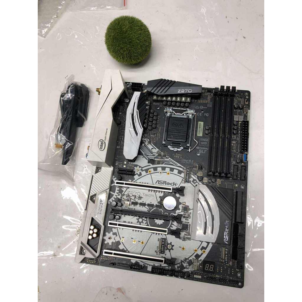 MAINBOARD (เมนบอร์ด) 1151 gen6-7 ASROCK Z270 Taichi wifi  ไม่มีกล่อง แถม cpu  ram ครบชุด ประกันร้าน