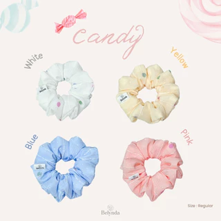 Belynda ♥ Scrunchies ♥ Candy ♥ Regular / Large ยางรัดผม โดนัท รุ่น Candy