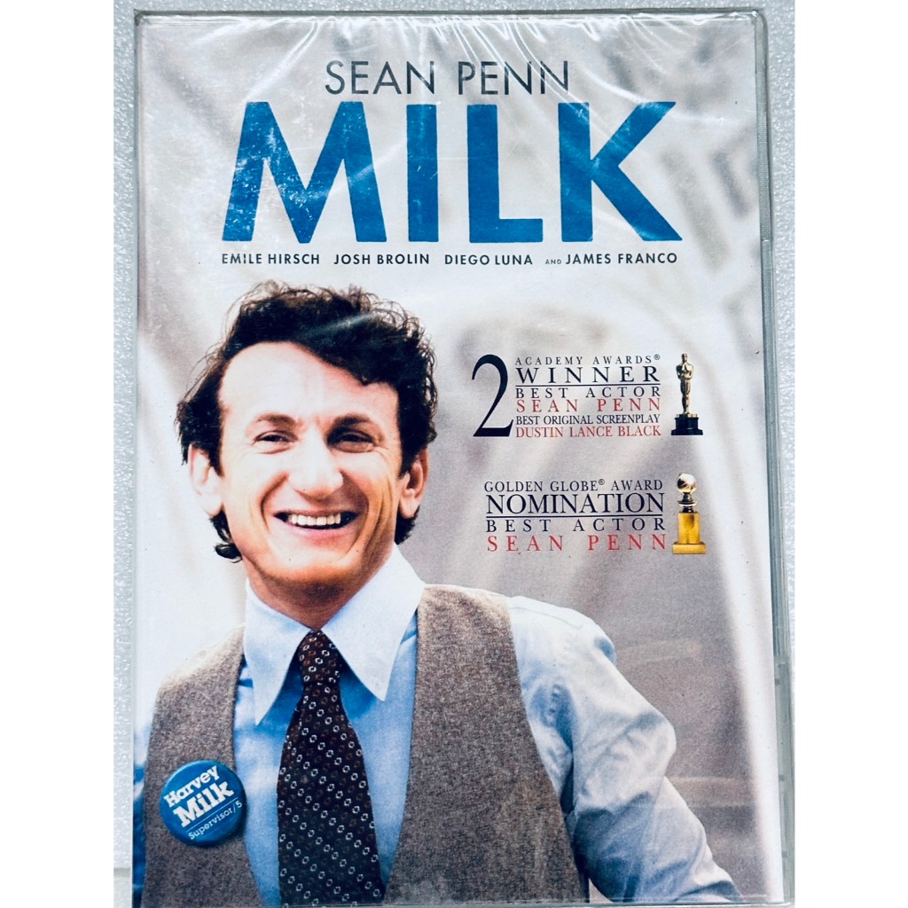 DVD : Milk (2008) ฮาร์วี่ย์ มิลค์ ผู้ชายฉาวโลก " Sean Penn "