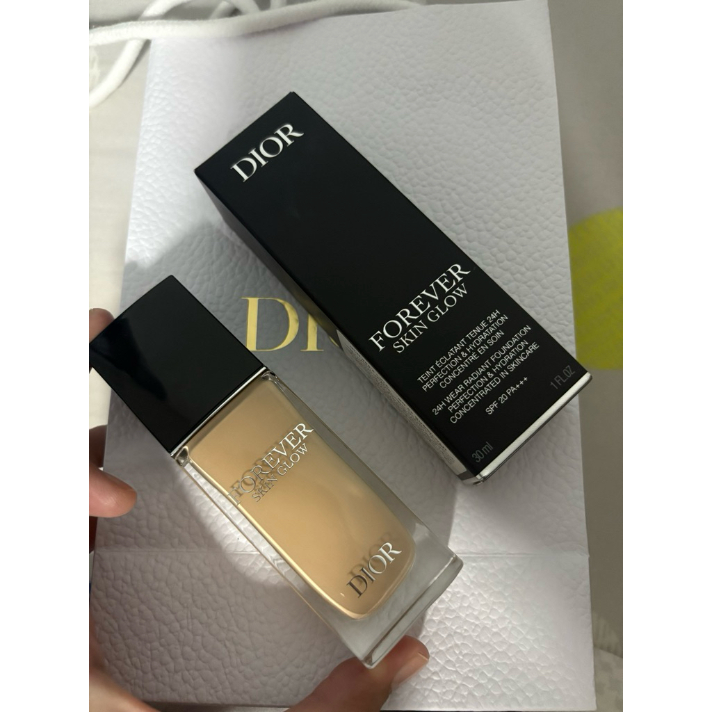 dior forever skin glow เบอร์ 1N (ส่งต่อ) #dior #รองพื้น