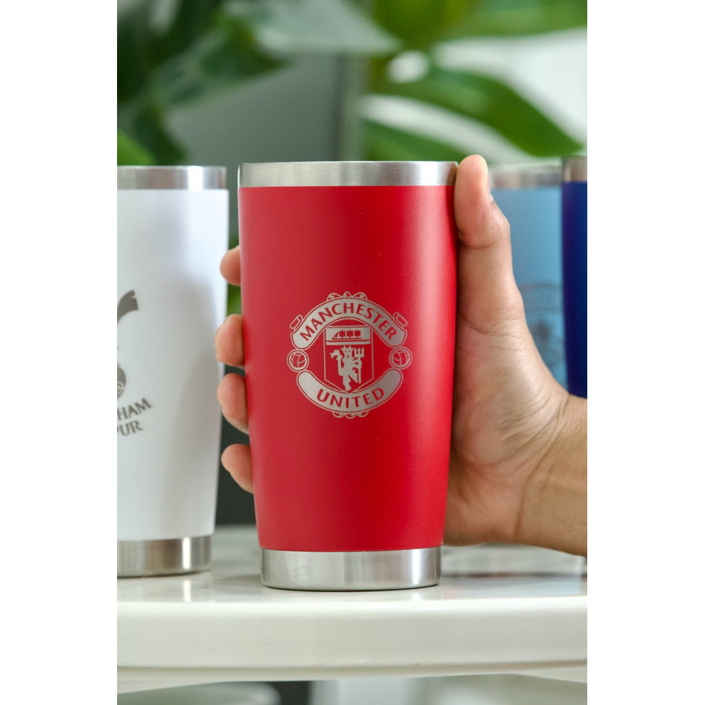 #MUN แก้วเก็บความเย็นขนาด 20 ออนซ์ ยิงเลเซอร์โลโก้สโมสรฟุตบอล Manchester United