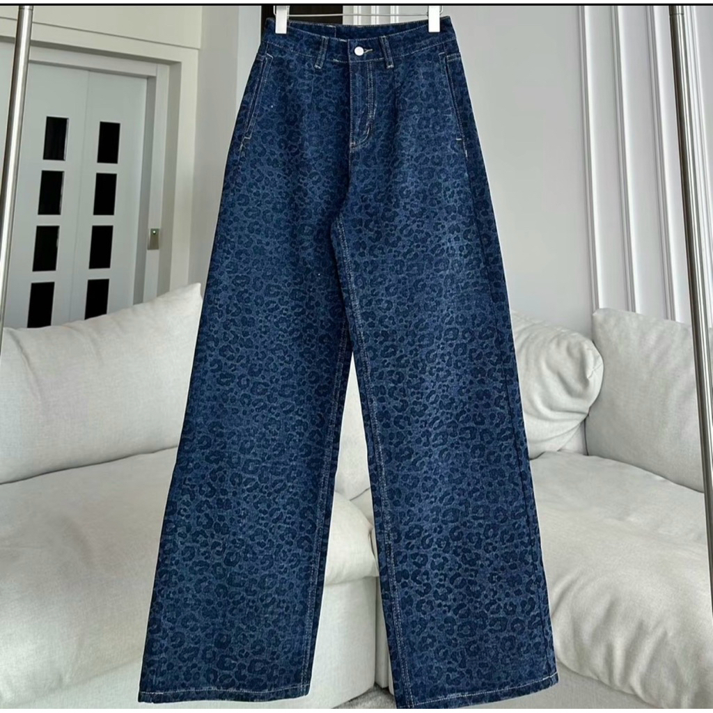 กางเกงยีนส์ ลายเสือ promthong ไซค์ M (uesd1ครั้ง)
