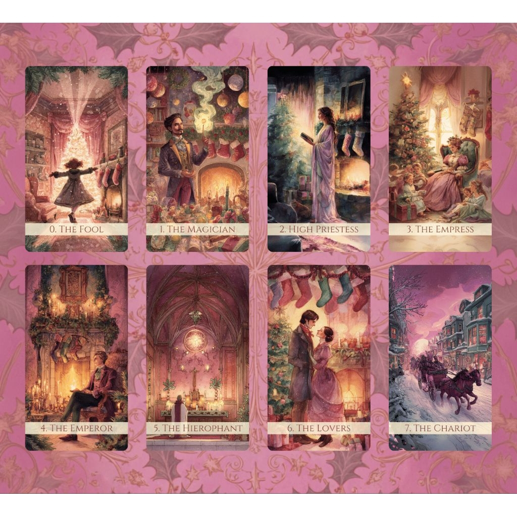 Festive Heart Tarot ไพ่ยิปซีแท้ภาพสวย ไพ่ทาโร่ต์ ไพ่ยิปซี Tarot Cards Decks