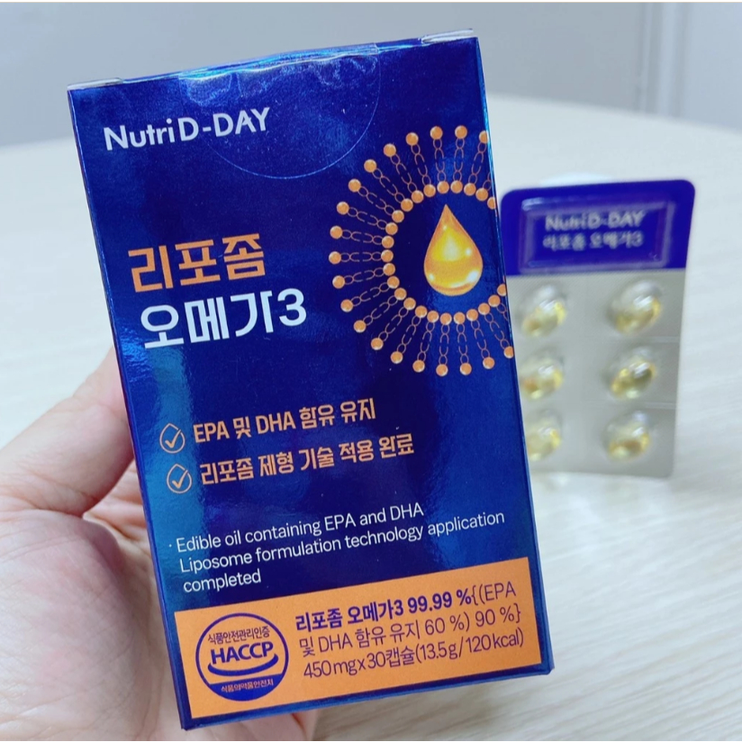 (💗แท้ / พร้อมส่ง💗) NUTRI D-DAY Liposomal Omega-3