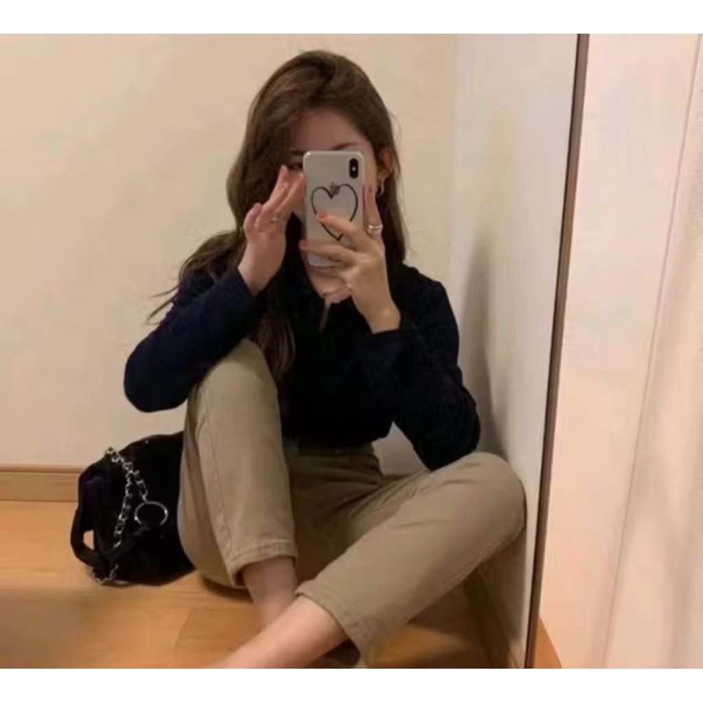 กางเกงป้ายLIZA STUDIO ขากระบอกเล็กสีเบจมีของแถม☺️☺️☺️☺️😚😚😚