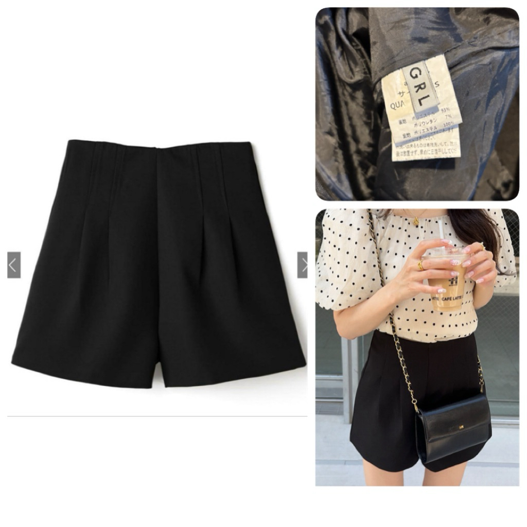 กางเกงขาสั้นGRLแท้💯 ซับในทั้งตัว ทรงสวย