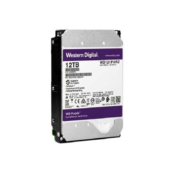 WD121PURP (สีม่วง) WD Purple 12TB