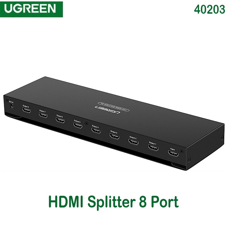 UGREEN รุ่น 40203 HDMI Splitter อุปกรณ์แยกสัญญาณ HDMI จาก 1 ช่อง เป็น 8 ช่อง