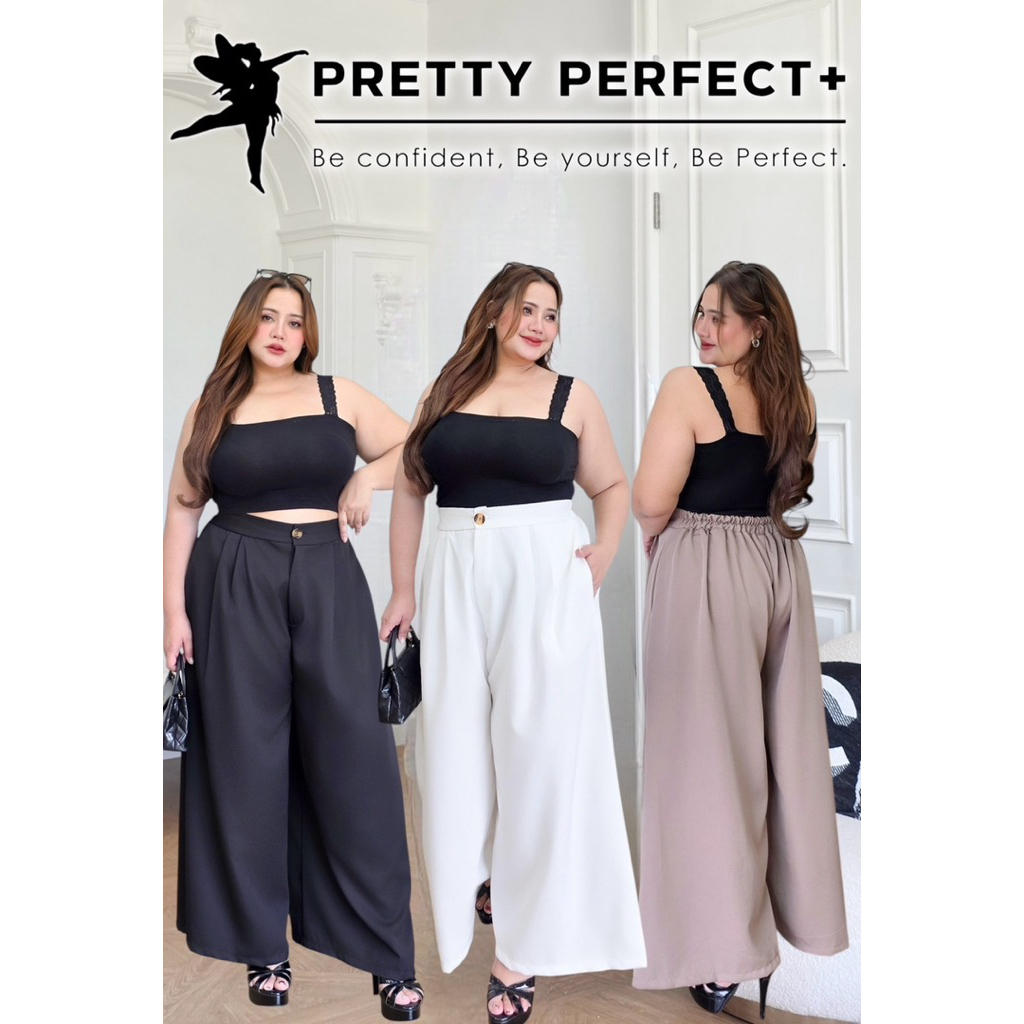 Big Flared Pants กางเกงขาบาน เอวสูง เอว 34-56+