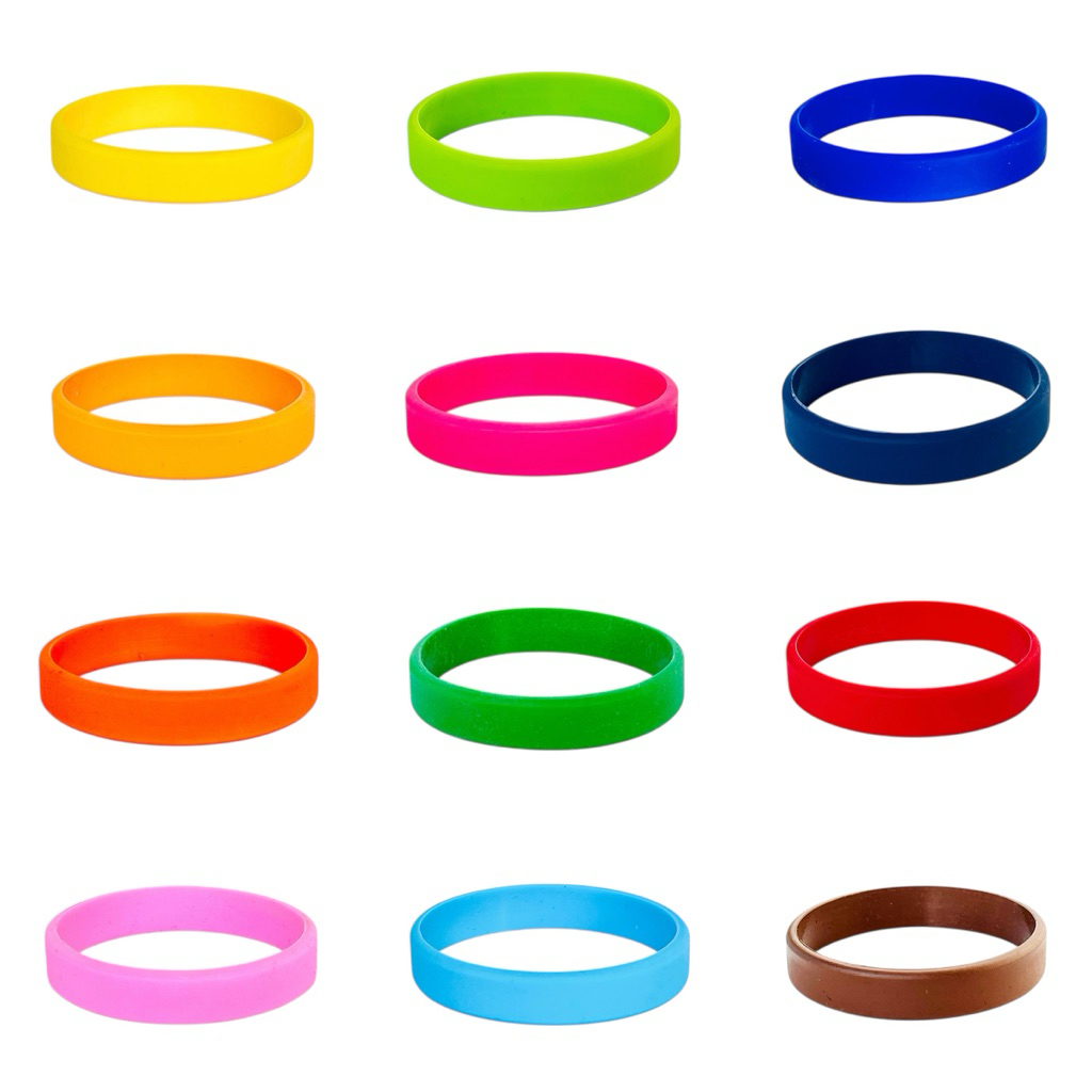 wristband ⋯ ริสแบนด์ สีล้วน เส้นเปล่า ♡