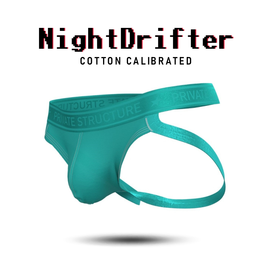 [SALE] Private Structure กางเกงชั้นในชาย รุ่น Night Drifter Jockstrap – Terrance Green [4807]