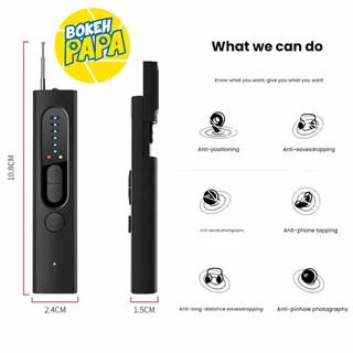 X13 เครื่องตรวจจับ กล้องแอบถ่าย / เครื่องตรวจจับ GPS Detector / เครื่องป้องกันการดักฟัง / Hidden Camera Detector Scanner