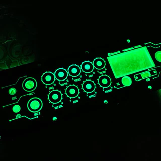 แผ่นเพลทไฟลำโพงบลูทูธ ZK-ST21 / ZK-ST21+AMP ไม่ย้ายวอลุ่ม สีดำยิงทราย