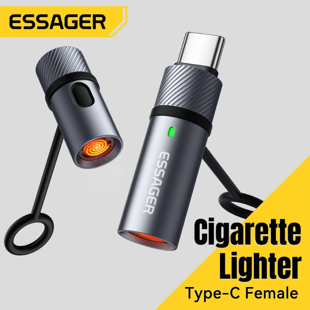 Essager Type C OTG Aluminum Lighter Electronic Cigarette Lighter