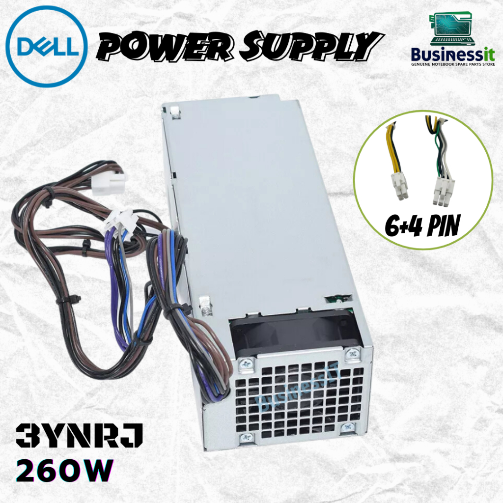 Power Supply Dell Optiplex 3060 3070 5060 7070 7060 MT 3YNRJ 260W 6+4 pin
