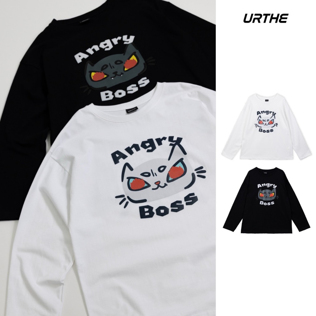 URTHE - เสื้อยืด แขนยาว Oversize รุ่น SAMLI AND NGEAW LONG SLEEVE TEE