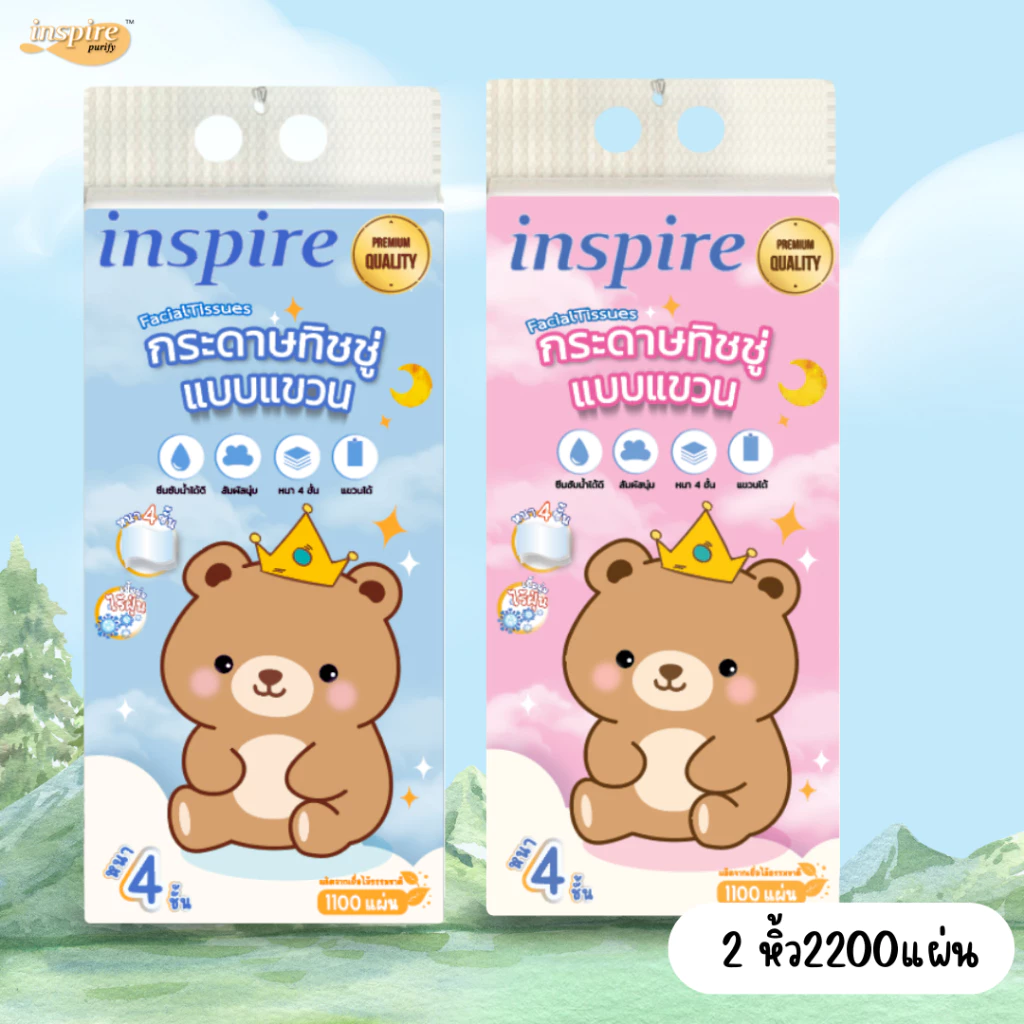 [ ลูกค้าใหม่ 1 บาท 🔥 ] ทิชชู่อเนกประสงค์/ทิชชู่แบบแขวนผนัง/กระดาษทิชชู่แบบดึง หนา4ชั้น 1280-1320 แผ่น/ฟรีตัวแขวนทิชชู่