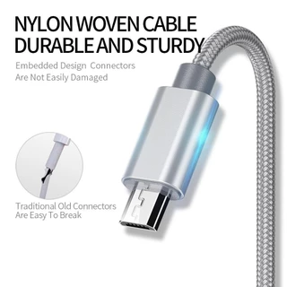 2.4A สายชาร์จ Micro USB สายชาร์จเร็ว ยาว1M สายชาร์จแบต