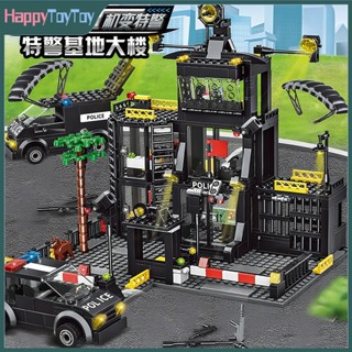 [พร้อมส่ง] ตัวต่อ ชุดใหญ่ ตำรวจ ต่อได้หลายแบบ เสริมพัฒนาการไ…