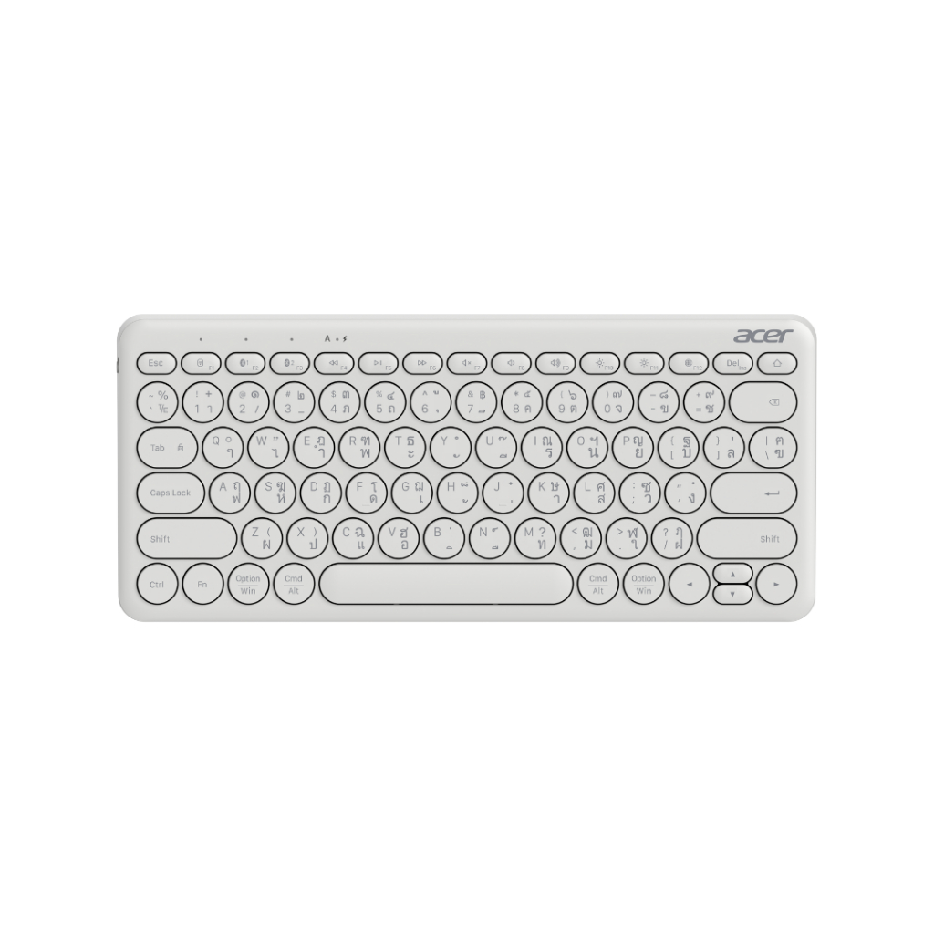 Acer LV1600 Keyboard Gray (ZL.Z01ST.01E) Scissor Switches/ 79 Keys/ Wireless RF2.4/ Bluetooth (LV160