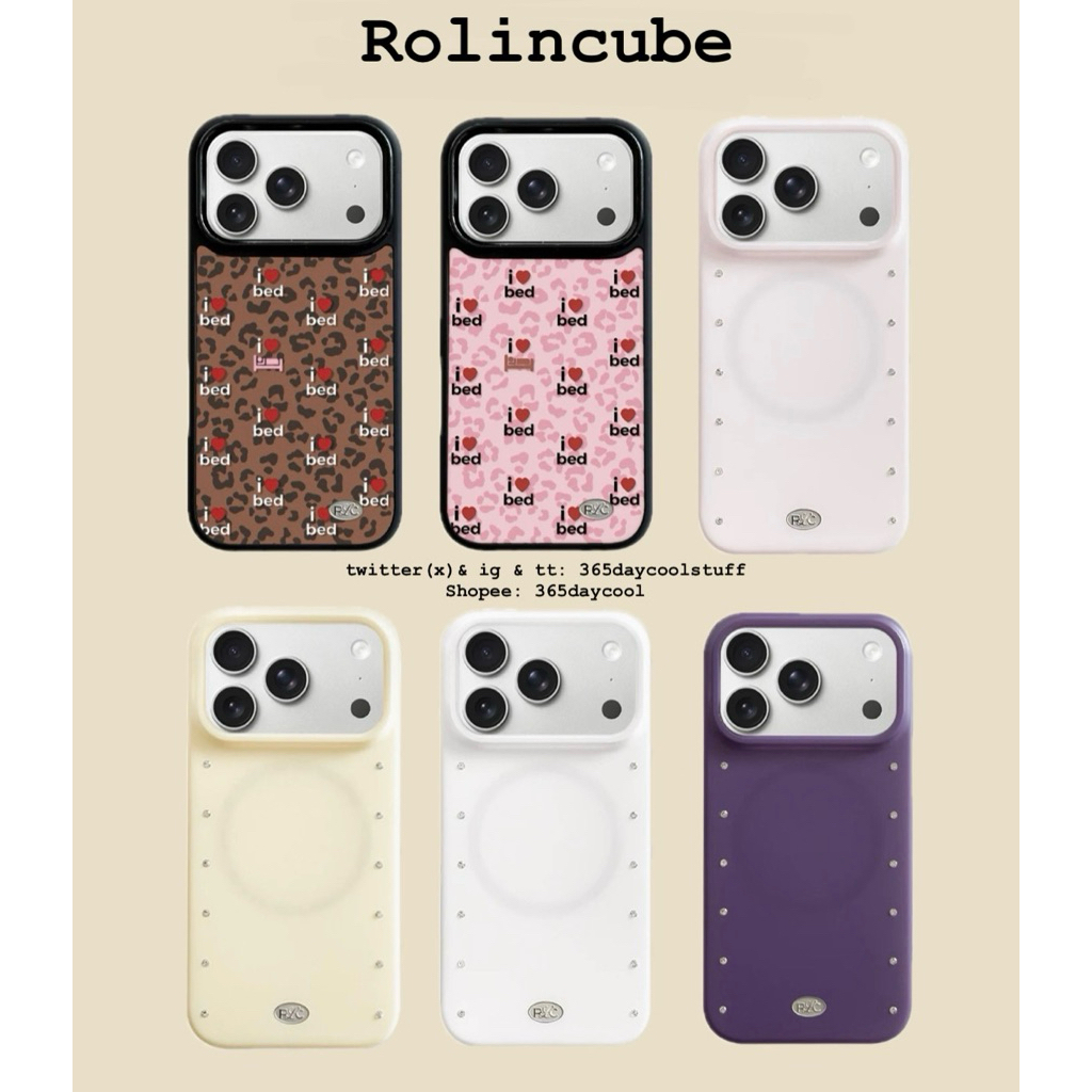 (pre-order) Rolincube phone case magnetic เคสโทรศัพท์ แม่เหล็ก | *อ่านรายละเอียดก่อนสั่งซื้อนะคะ