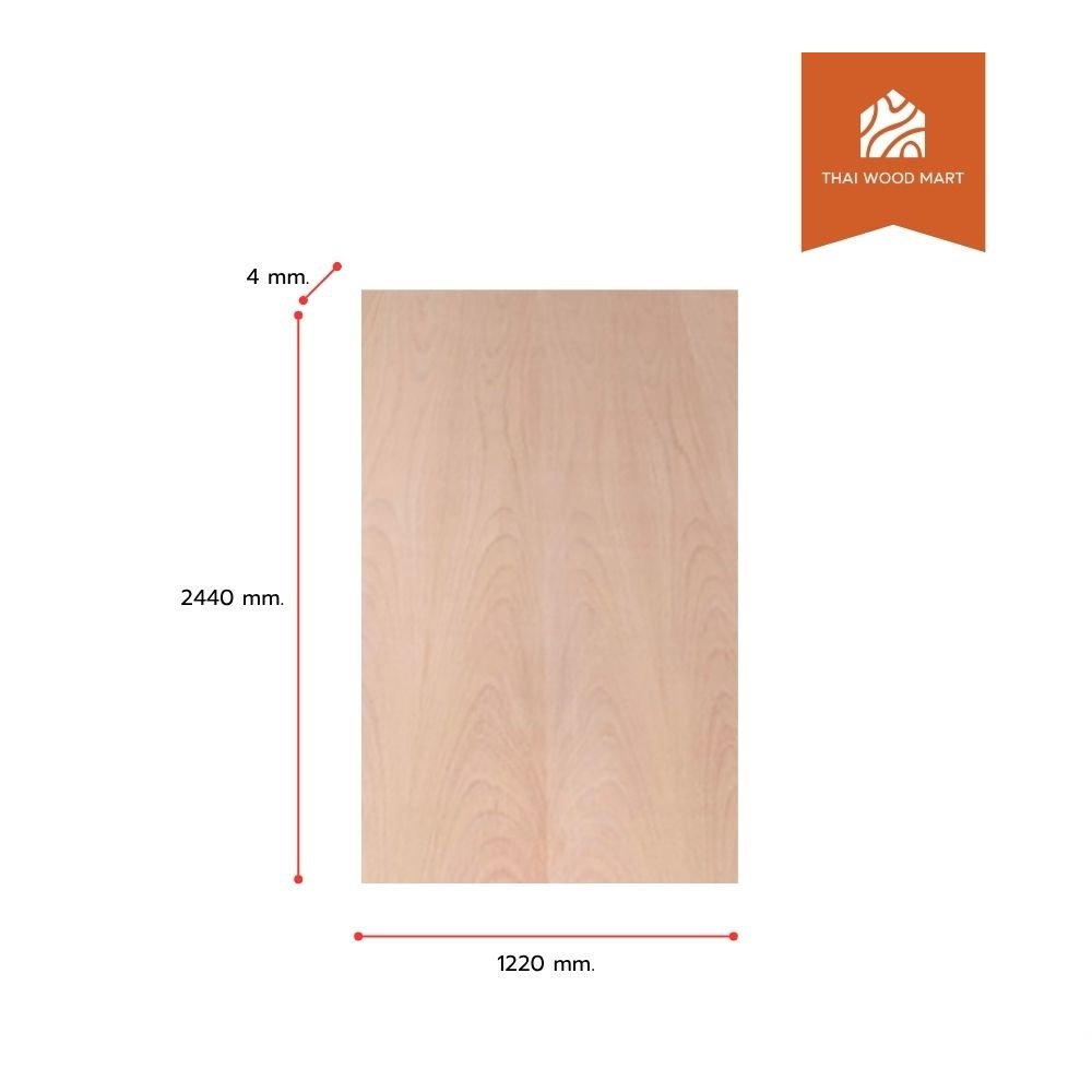 ไม้อัด เฟอร์นิเจอร์ บีช ลายภูเขา  เกรด AA/E2 4x1220x2440 (mm) -Thaiwoodmart ราคา ถูกที่สุด ดีลบีเคเค แกลเลอรีภาพที่ 3